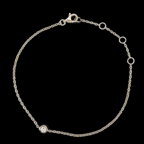 Diamond Bezel-Set Bracelet  - 1