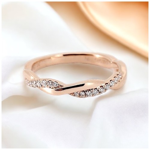 Twist Diamond Ring  - 1