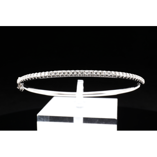 Round Diamond Bangle  - 1